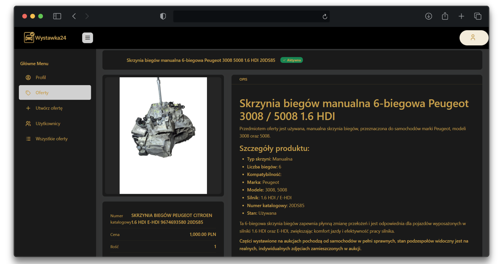 Inteligentny Generator Ofert AI